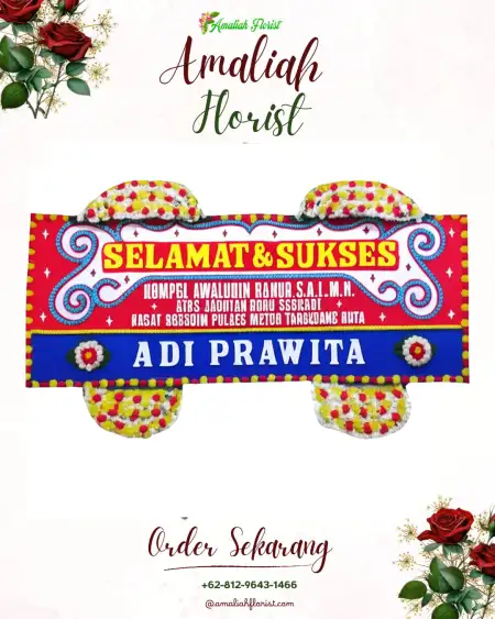 Papan Bunga Ucapan Selamat Aur